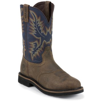 Justin Original Work Copper Kettle Rowdy Steel Toe