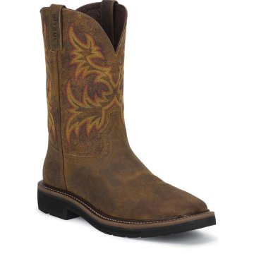 Justin Boots Rugged Tan Cowhide - WK4681