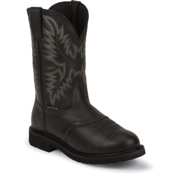 Justin Original Work Black Oiled 11" Non-Safety Toe - WK4691