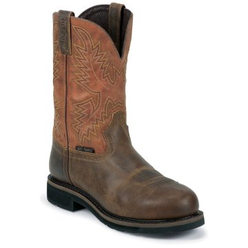 Justin Original Work Rugged Tan Composition Toe 11"
