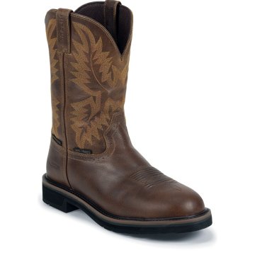 Justin Original Work Tan Tail W/P Ins Composition Toe - WK4827