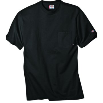Dickies Apparel Short Sleeve Pocket Tee with Wicking - WS417-BK