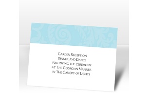 Picture This - Aqua - Reception Card