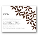 Floral Delight - Chocolate - Invitation
