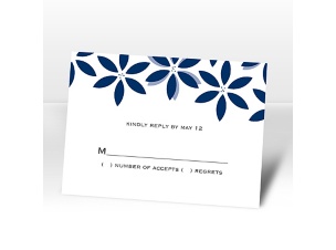 Floral Delight - Eclipse - Respond Card and Envelope