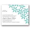 Floral Delight - Lagoon - Invitation