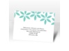 Floral Delight - Lagoon - Reception Card