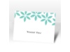 Floral Delight - Lagoon - Thank You Card and Envelope