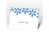Floral Delight - Ocean - Thank You Card and Envelope