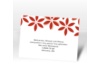 Floral Delight - Scarlet - Reception Card