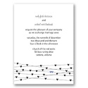 True Serendipity -Hydrangea -  Invitation