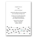 True Serendipity -Lagoon -  Invitation