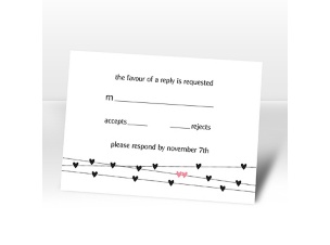 True Serendipity - Petal - Respond Card and Envelope