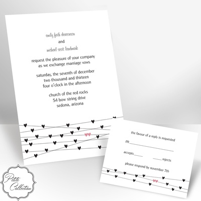 True Serendipity -Petal -  Invitation