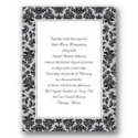 Clearly Refined - Black - Invitation
