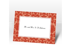 Clearly Refined - Scarlet - Note Card and Envelope
