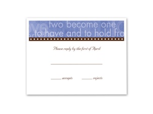 Day Dream - Hydrangea - Respond Card and Envelope