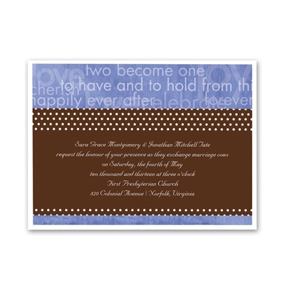 Day Dream - Hydrangea - Invitation