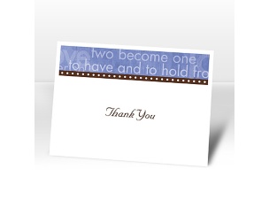 Day Dream - Hydrangea - Thank You Card and Envelope