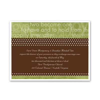 Day Dream - Kiwi - Invitation