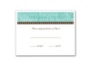 Day Dream - Lagoon - Respond Card and Envelope