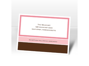 Positively Glowing - Petal - Reception Card