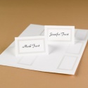 Framed in Pearl Printable Place Cards (white)