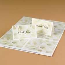 Lots of Lilies Printable Place Cards