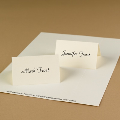 Classic Ecru Place Cards