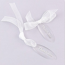 Clear Thank You Favor Tags