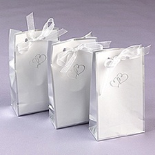Swish Heart Favor Bags
