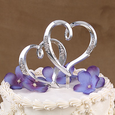Double Heart Pick/Cake Top