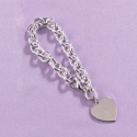 Flower Girl Heart Charm Bracelet