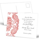 Forever Flourish - Barn Red - Save the Date Postcard