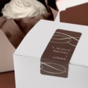 Flourish - Chocolate - Favor Labels
