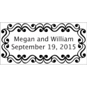 Scrollwork Wedding Labels