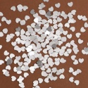 Silver Hearts Confetti