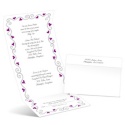 Whimsical Hearts - Amethyst - Seal and Send Wedding Invitation