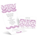 Baroque Beauty - Amethyst - Seal and Send Invitation
