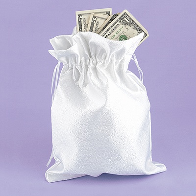 White Dollar Dance Bag