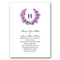 Floral Crest - Grapevine - Invitation
