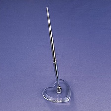 Acrylic Heart Pen Set