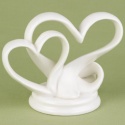 Two Hearts Cake Top