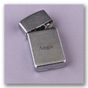 Slim Brushed Chrome Zippo&reg Lighter-Personalized