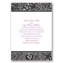 Blossoming Beauty - Ebony - Invitation