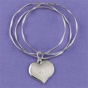 Heart Charm Bracelet - Personalized