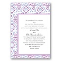 Antique Details - Amethyst - Invitation