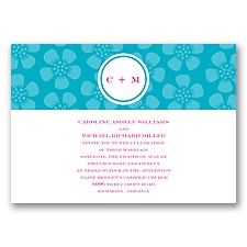 Pretty Petals - Palm - Invitation