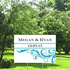 Flourish Yard Sign - Palm - Small