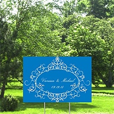 Antique Frame Yard Sign - Small